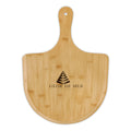 Geor De Mer Engraved Bamboo Pizza Peel – Personalized Wood Serving Board