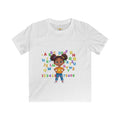 Girl with Alphabet and Numbers Kids Tee | Cute Educational Toddler Shirt