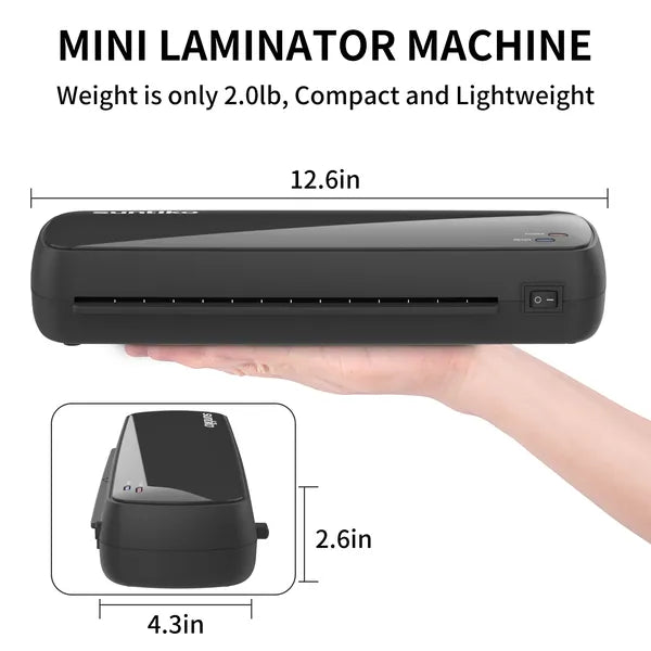 US Shipping Only-Versatile Laminator Machine,It Has Quick Warm Up, Fast Laminating Documentation And Photos, Increases Their Long Term Color Preservation. Suitable For Family, Office And School A4/A5/A6 Size