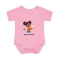 Born to Shine baby bodysuit - LwS| Cute girl holding star infant onesie