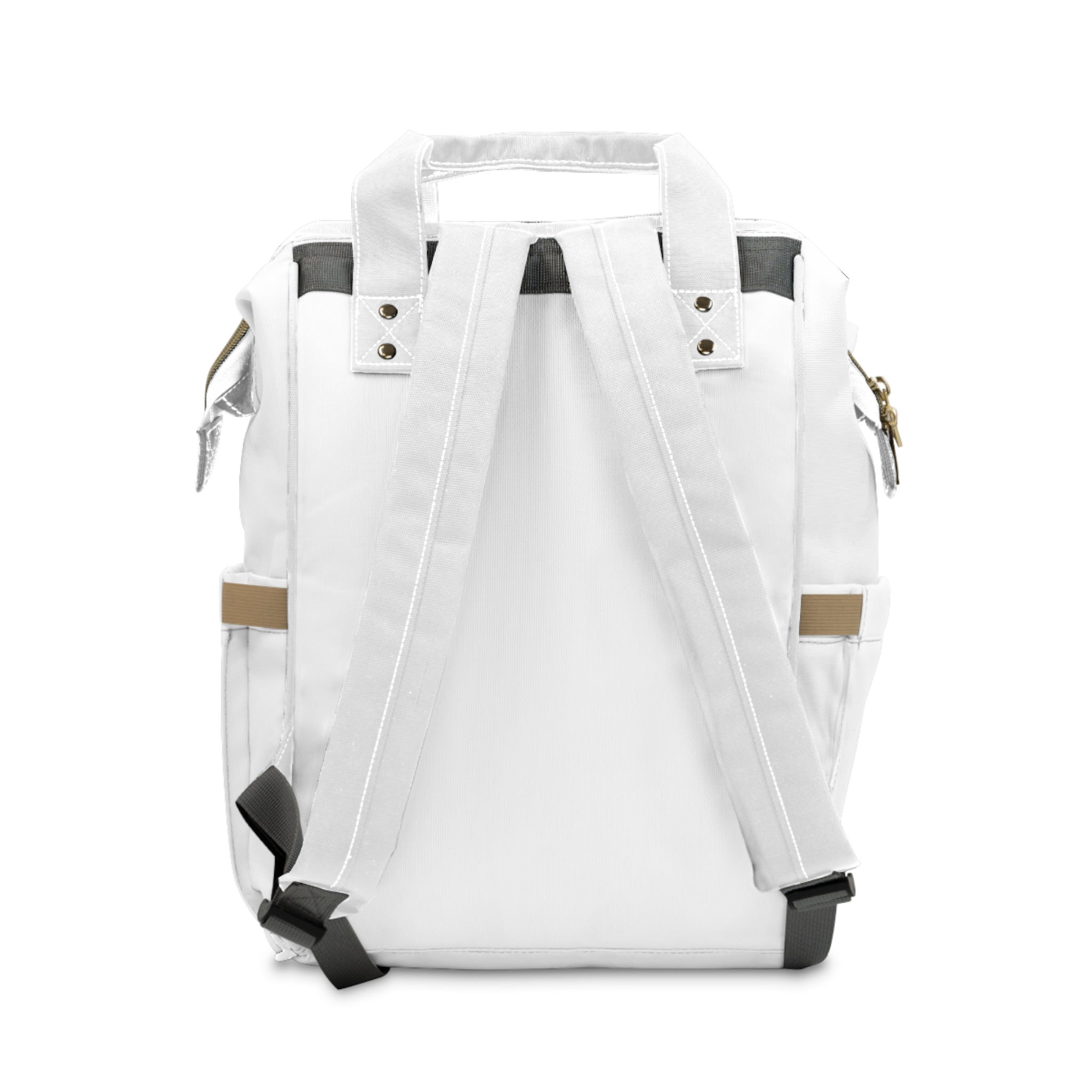 Smiling Little Girl Reading Illustration Diaper Backpack | Baby Mom Travel Bag