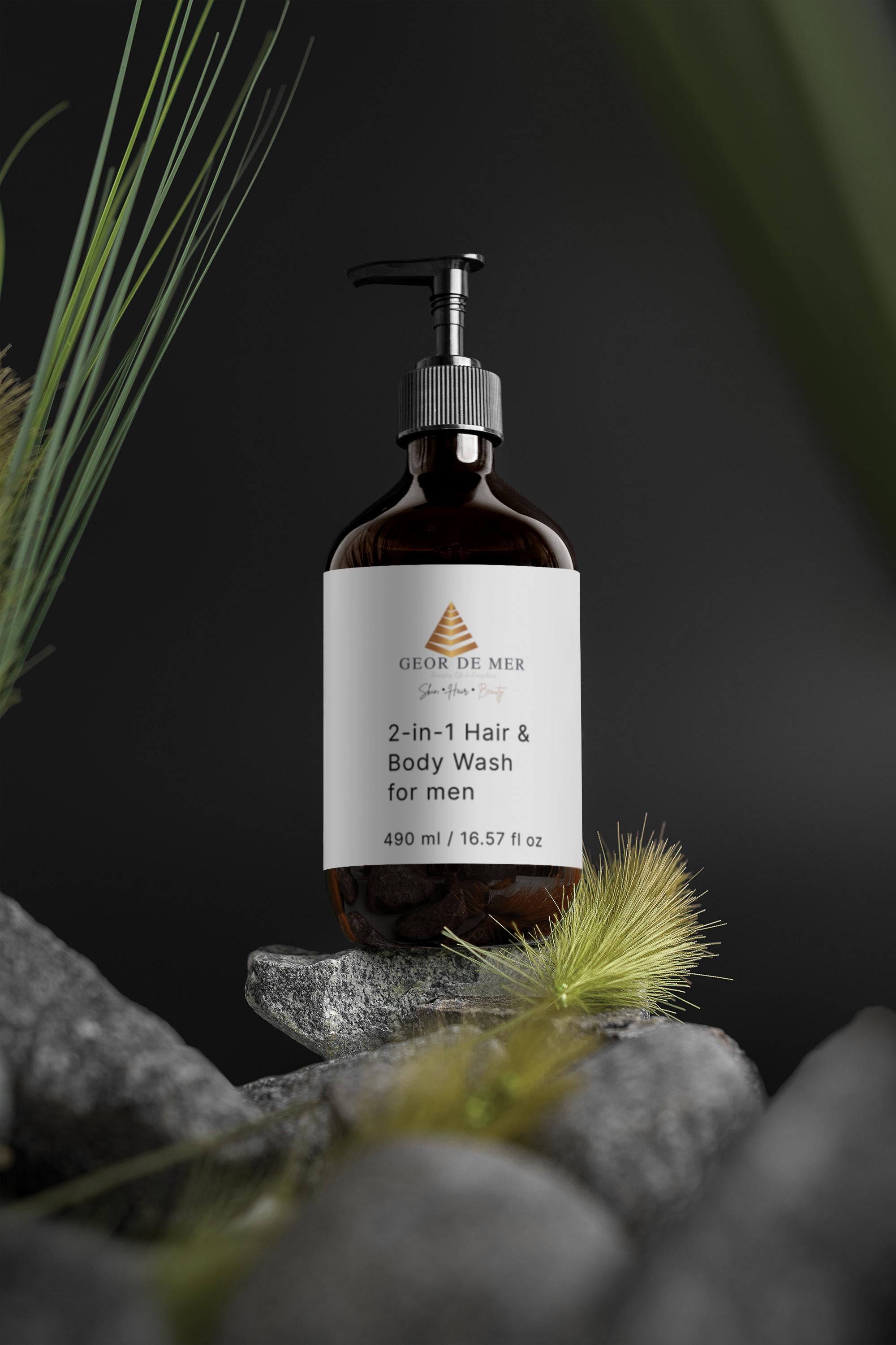 Geor De Mer 2-in-1 Hair & Body Wash for men