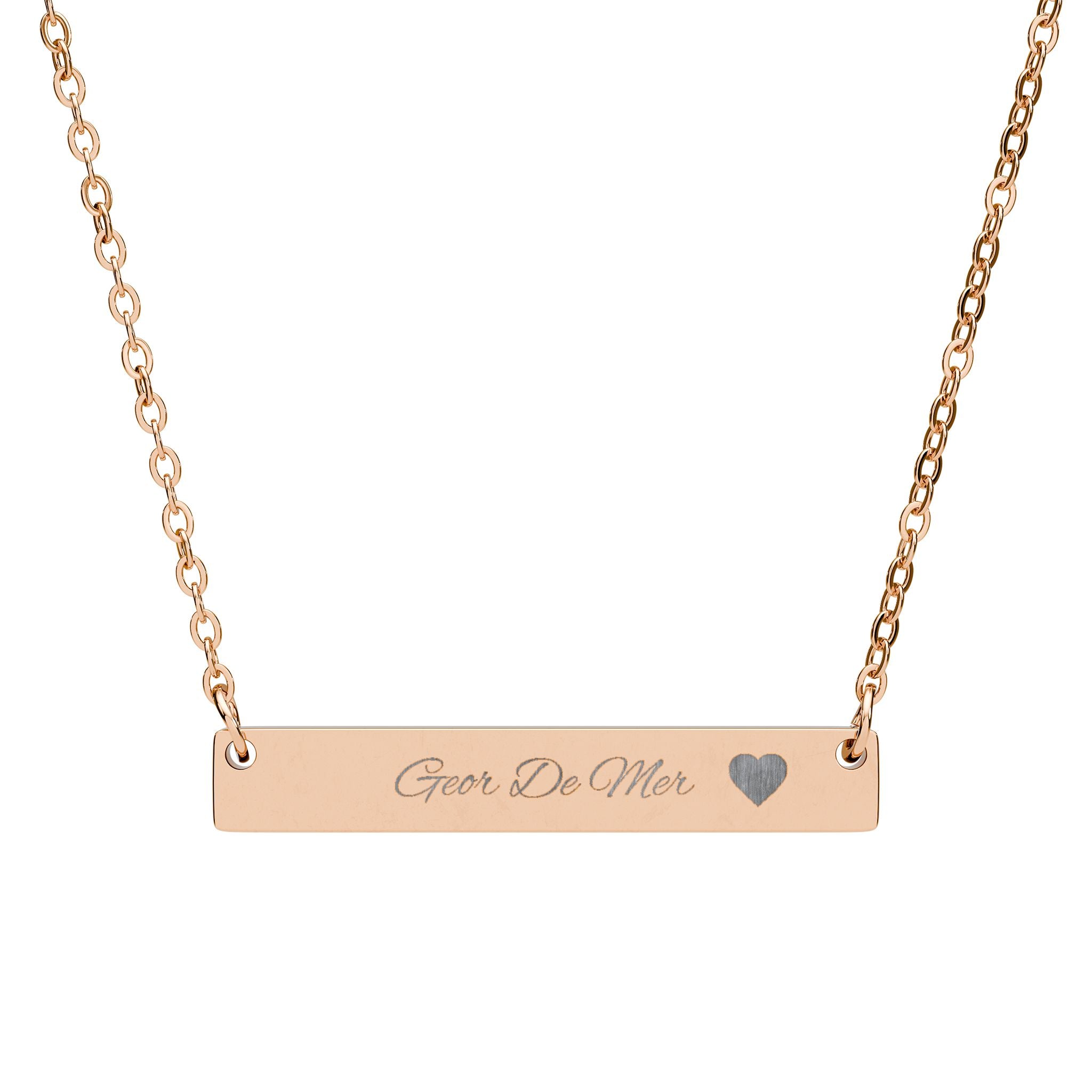 Geor De Mer Necklace – with Heart Pendant