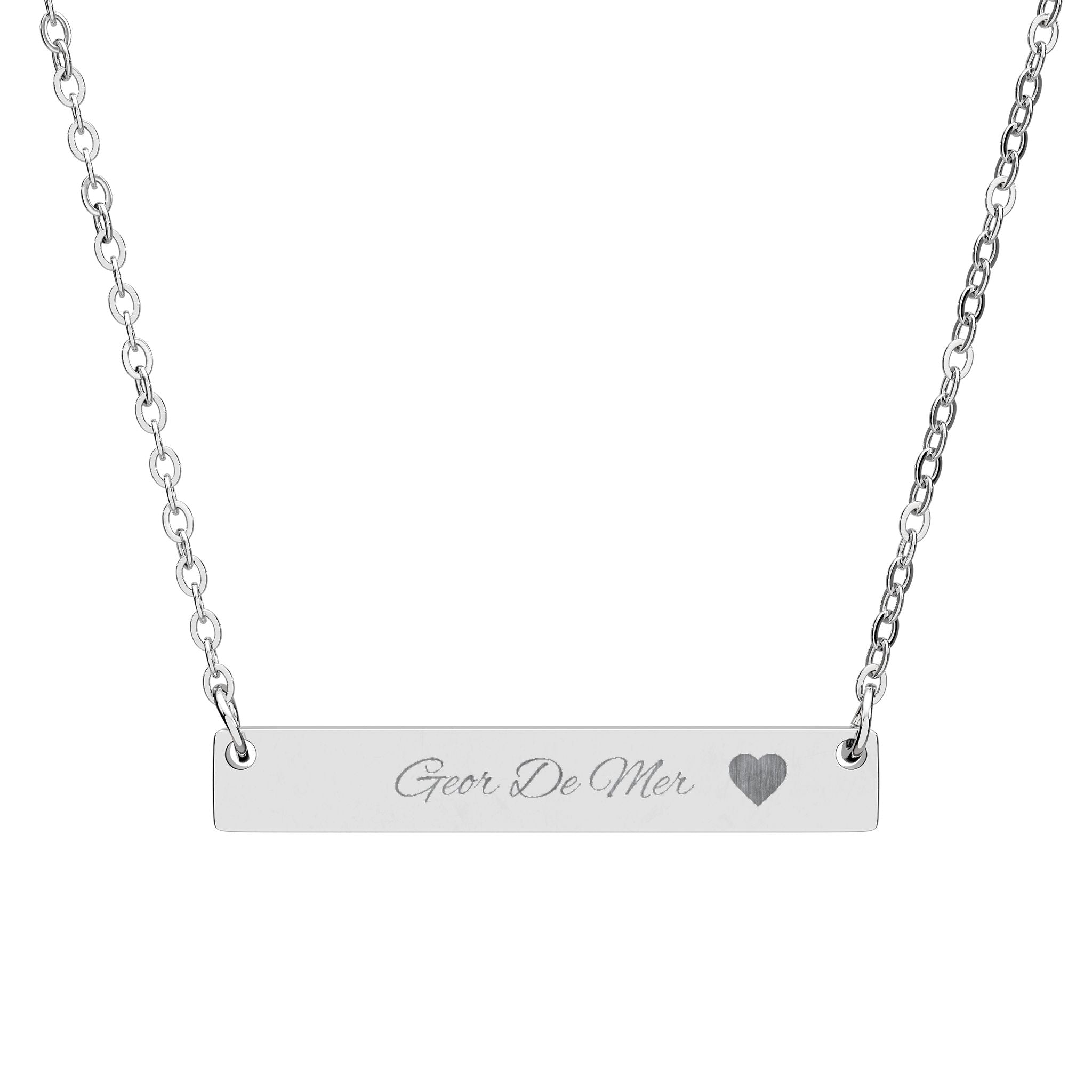 Geor De Mer Necklace – with Heart Pendant