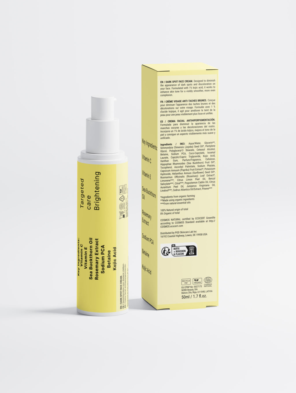 Geor De Mer Dark Spot Face Cream with Kojic Acid