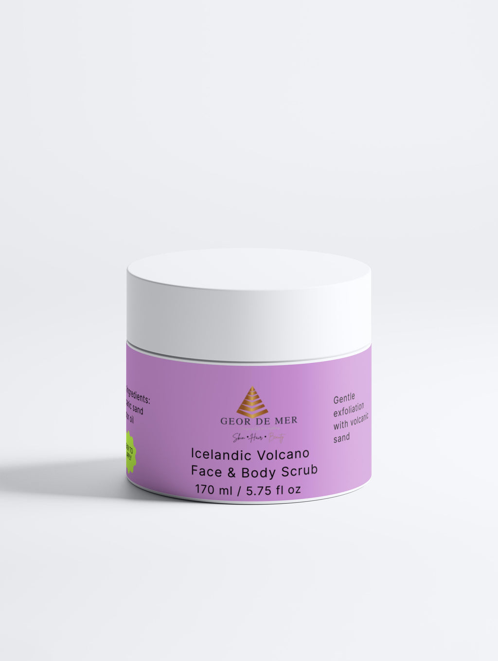 Geor De Mer Icelandic Volcano Face & Body Scrub