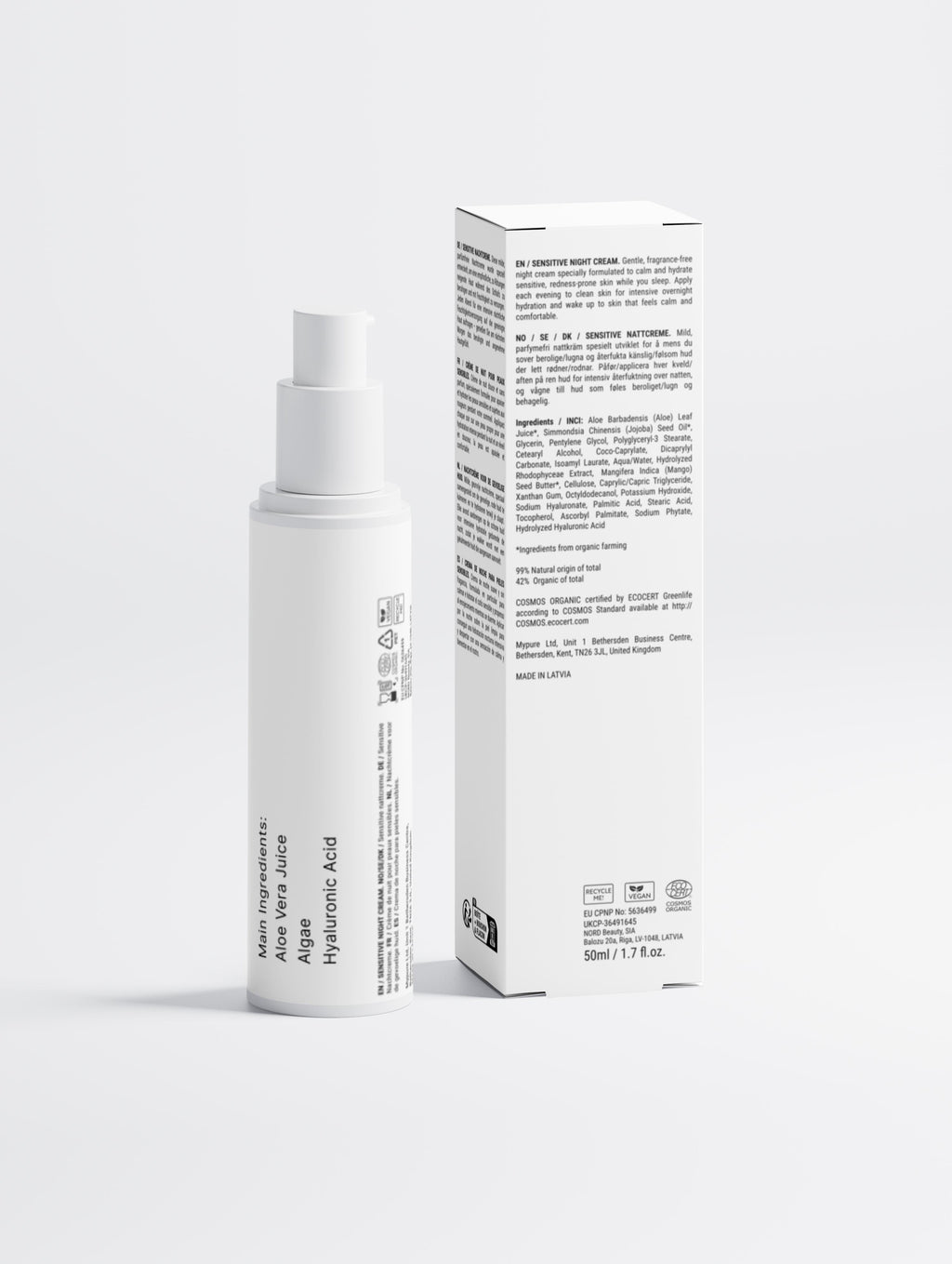 Geor De Mer - Sensitive Skin Overnight Cream, Fragrance-Free