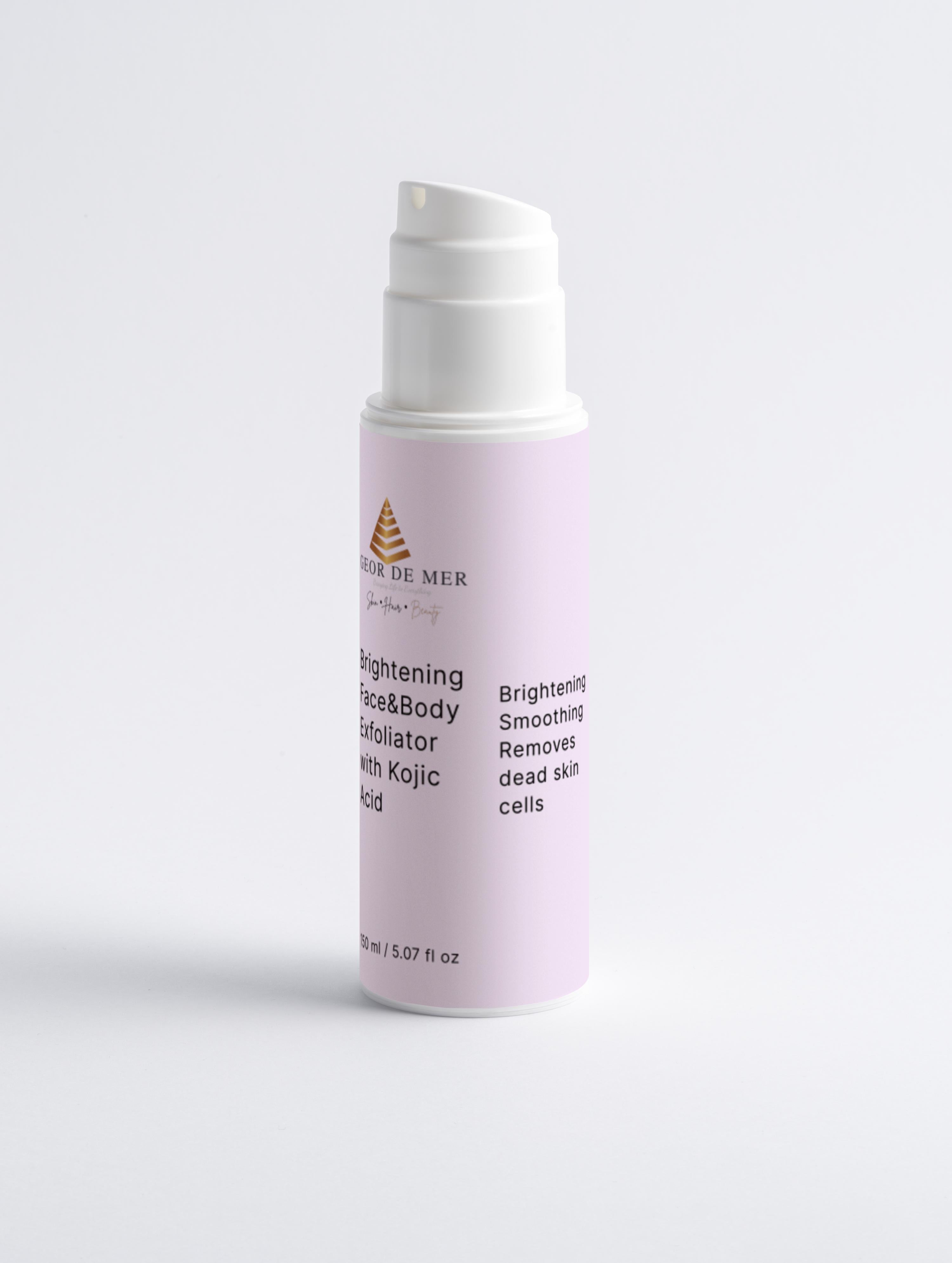 Geor De Mer Brightening Face&Body Exfoliator with Kojic Acid